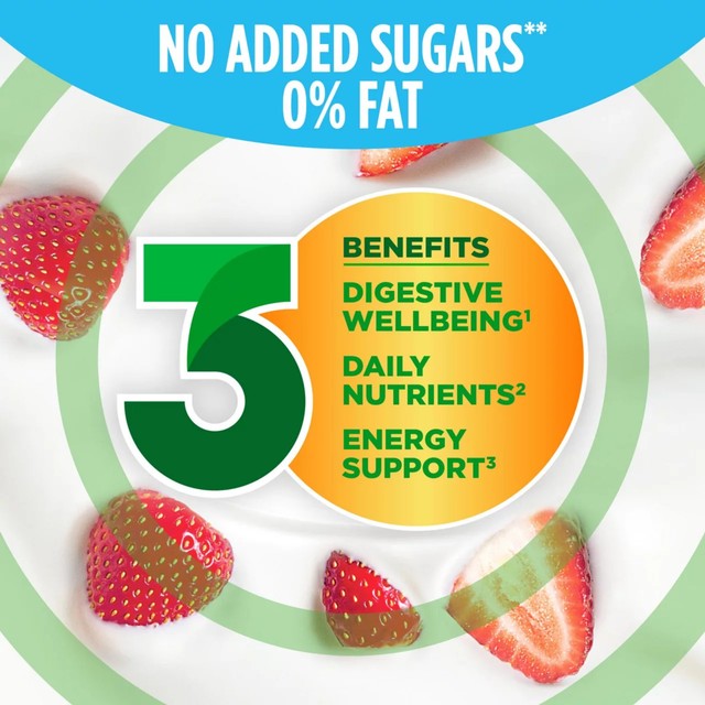 Activia cherry fat free no added sugar yogurt 4 x 115g - British product