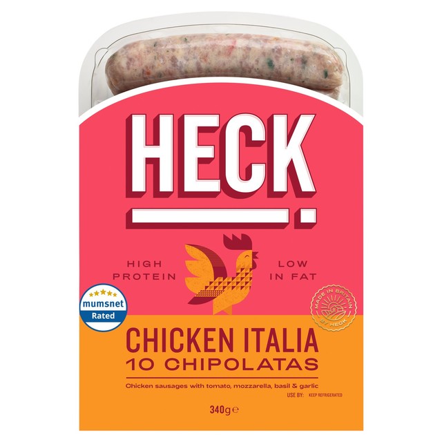 Heck Chicken Italia Chipolatas 340g, UK version