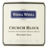 Wirra Wirra Church Block Cabernet Shiraz Merlot red wine 75cl (British brand)