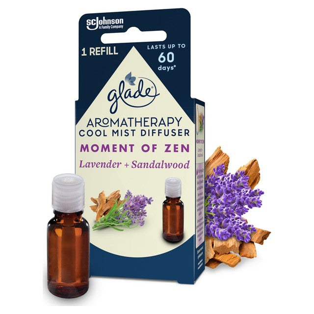 Glade aromatherapy mist diffuser refill Moment of Zen 17.4ml, UK version