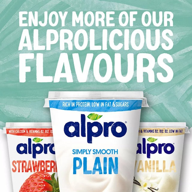 Alpro plain coconut soya yoghurt alternative 500g - British product