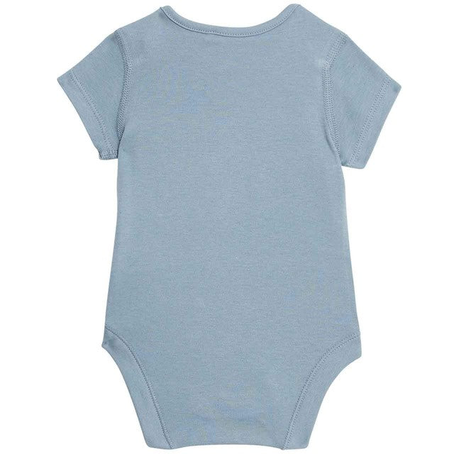 M&S pure cotton bodysuits blue mix 5 pack, imported from the UK