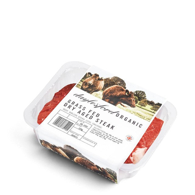 Daylesford Organic Pastured British Sirloin Steak 230g - British product