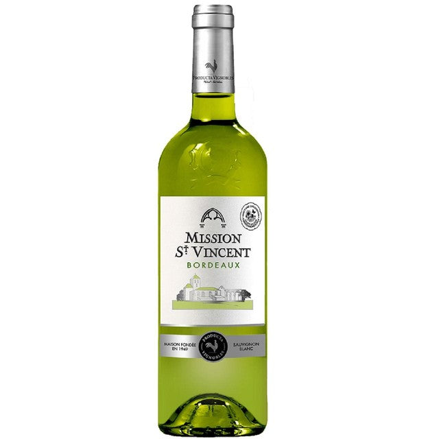Saint Vincent Bordeaux Blanc white wine 75cl, imported from the UK