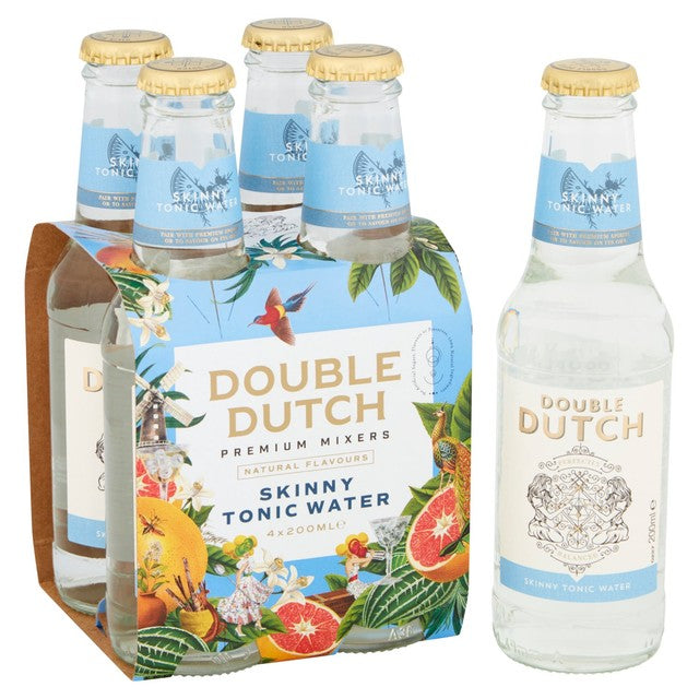 Double Dutch Skinny Tonic 4x200ml - British product