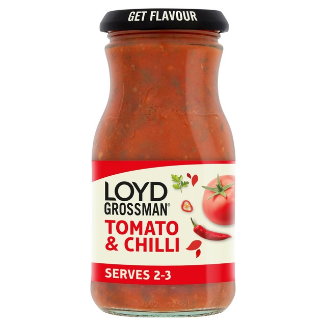 Loyd Grossman tomato & chilli pasta sauce 350g, UK version