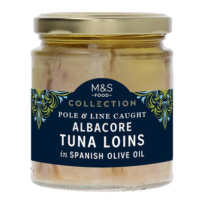 M&S Albacore Tuna Loins in Olive Oil Canned Tuna 225g