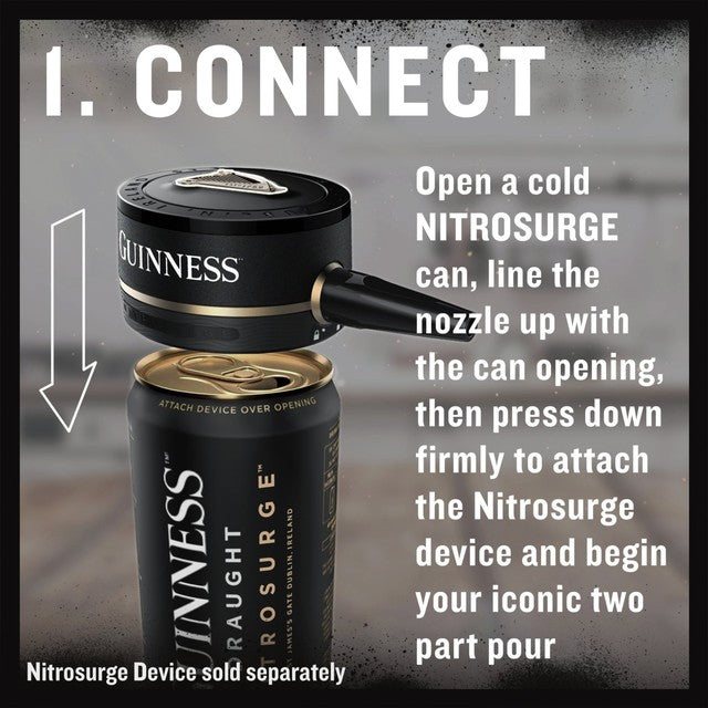 Guinness Draught Nitrosurge beer cans 10 x 558ml - British product
