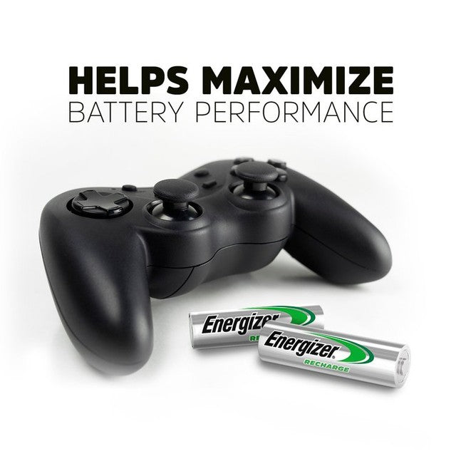 Energizer Pro AA/AAA battery charger with 4 AA batteries - British product