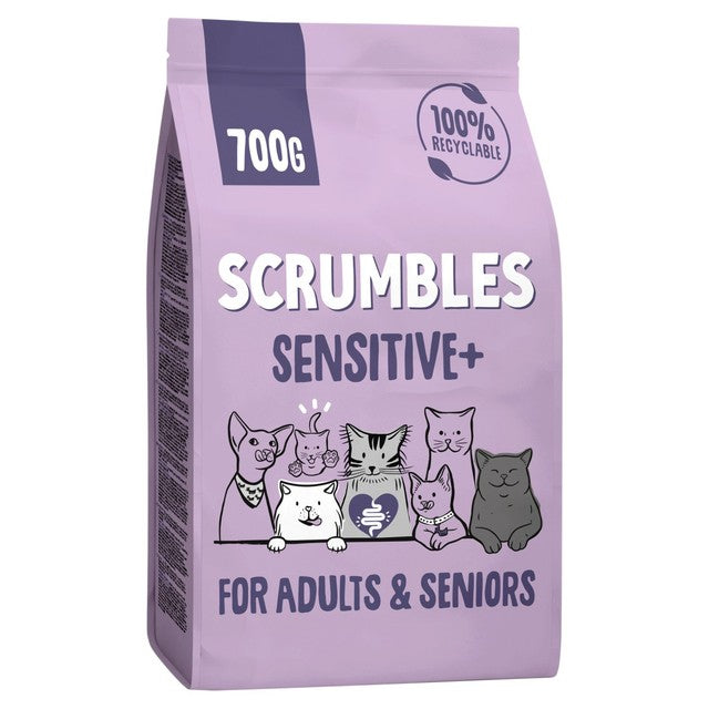 Scrumbles Dry Cat Food Grain Free Sensitive+
