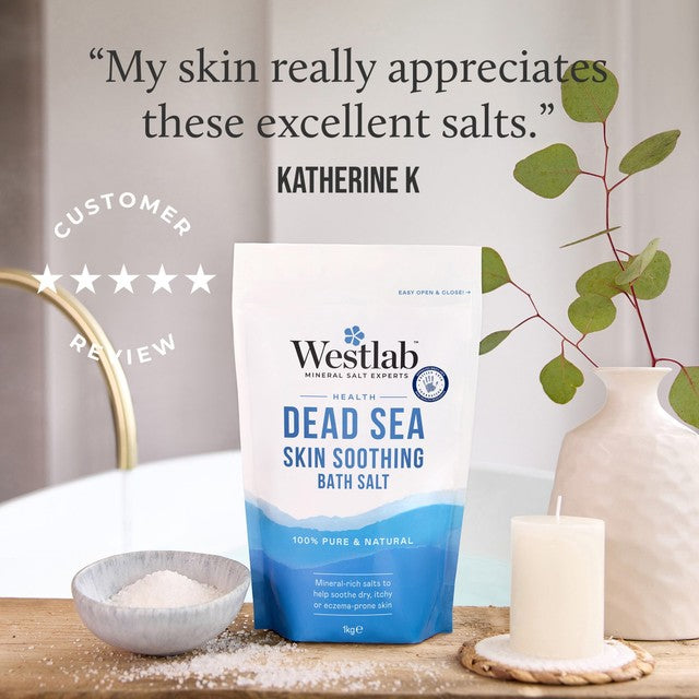 Westlab Dead Sea bath salts 1kg (British brand)