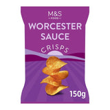 M&S Worcester sauce flavoured potato crisps 150g, imported from the UK