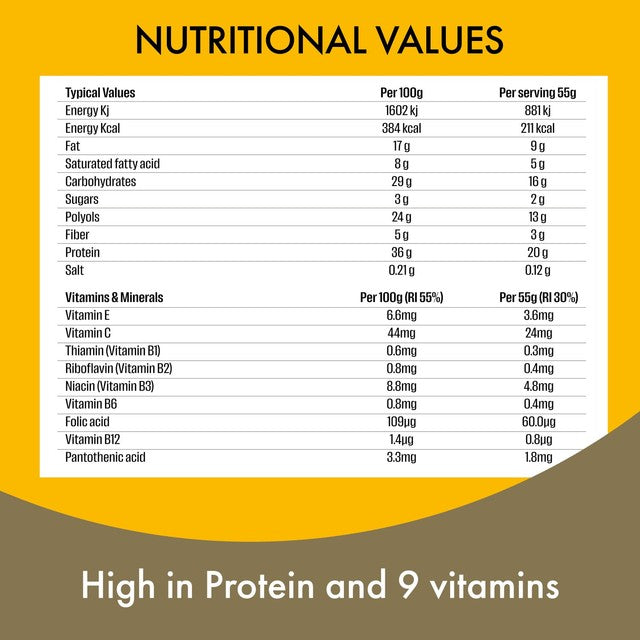 FULFIL Chocolate Hazelnut Whip Protein Bar 55g - British product