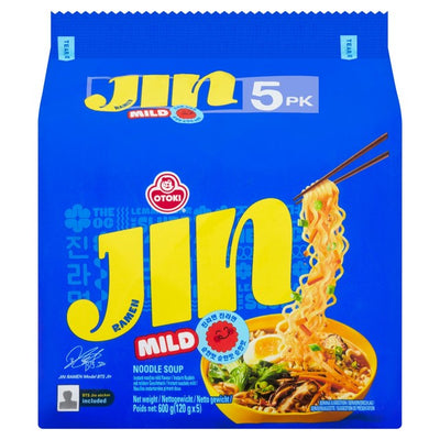 Ottogi Jin Ramen Mild Instant Noodles 120gx5