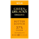 Green & Black's butterscotch milk chocolate bar 90g, UK version
