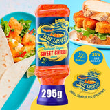 Blue Dragon reduced sugar sweet chilli sauce 295g - British product