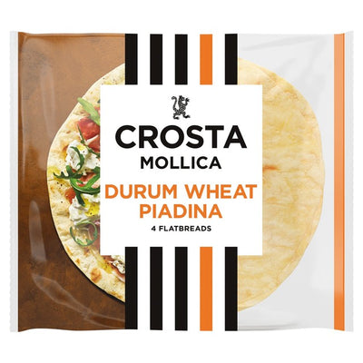 Crosta Mollica Piadina Durum Wheat Flatbreads 300g