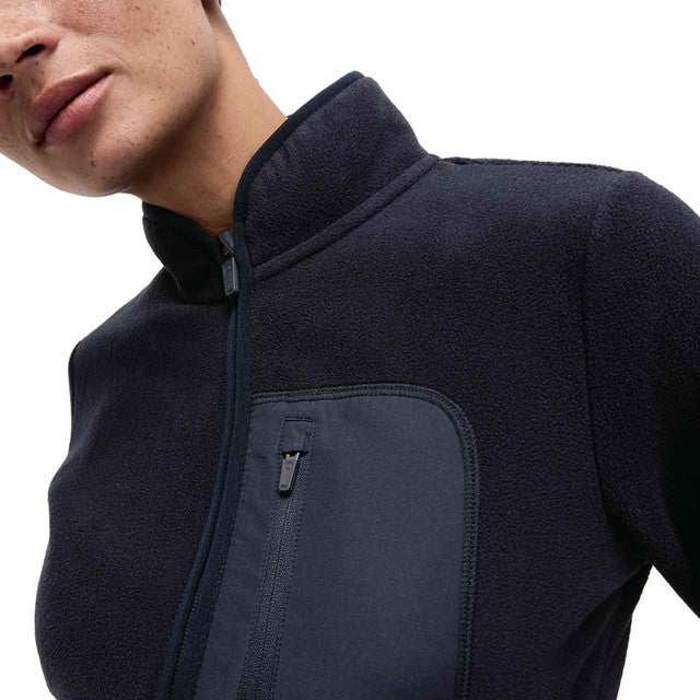 M&S Thermal Fleece Jacket Navy Size 12, imported from the UK