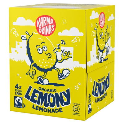Karma Cola Lemony Sparkling Lemonade 4 x 250ml