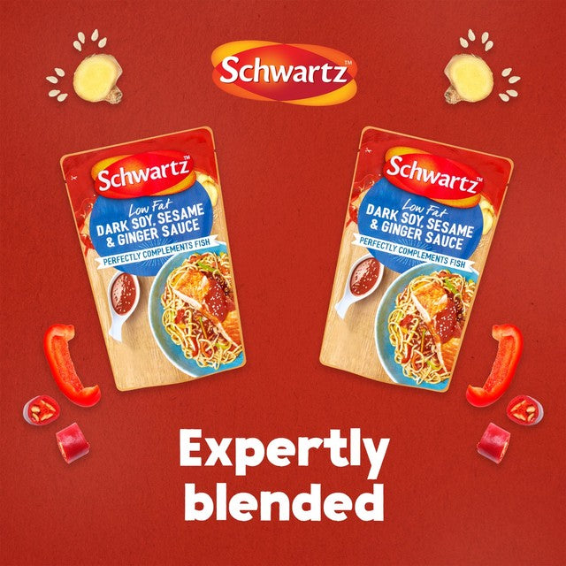 Schwartz Dark Soy, Sesame & Ginger Sauce Mix 300g (British brand)