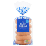Sainsburys Plain Bagel x5