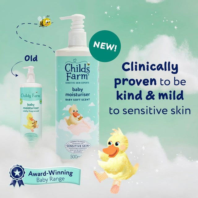 Childs Farm baby moisturiser Baby Soft Scent 500ml - British product