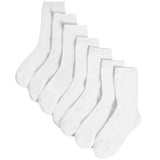 M&S kids school ankle socks shoe size 12.5-3.5 small white 7 pack, imported from the UK