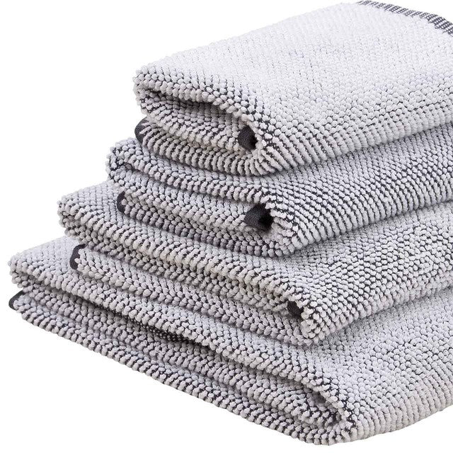 M&S Hand Towel Grey Mix, imported from the UK