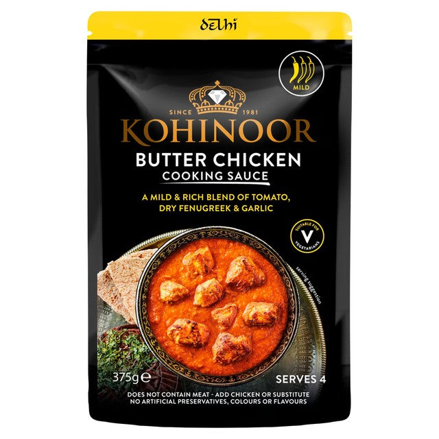 Kohinoor butter chicken cooking sauce 375g, UK version