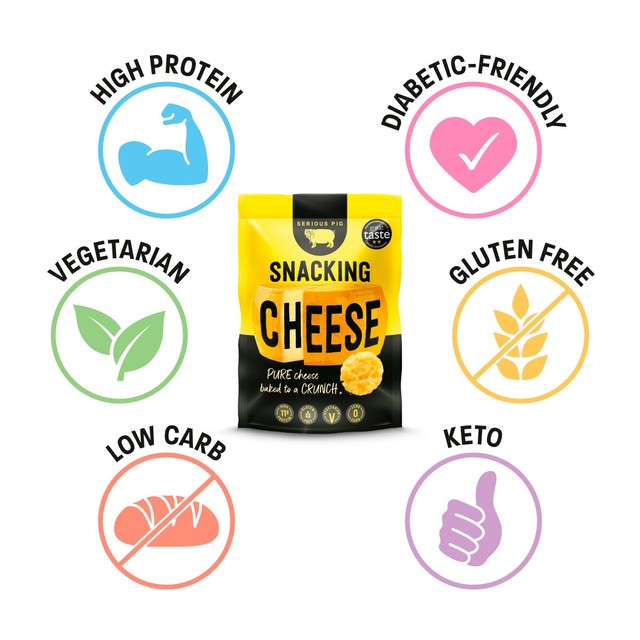 Serious Pig snacking cheese 24g (British brand)
