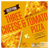 Sainsburys Deep Pan Cheese  Tomato Pizza 387g