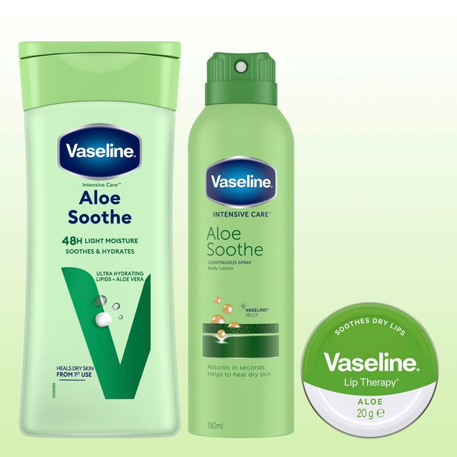 Vaseline aloe vera lip balm 20g (British brand)