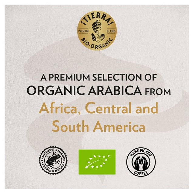 Lavazza Tierra Organic coffee beans 500g, UK version