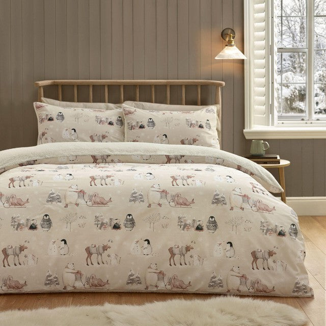 Turner Bianca Winter Friends double duvet cover set - British product