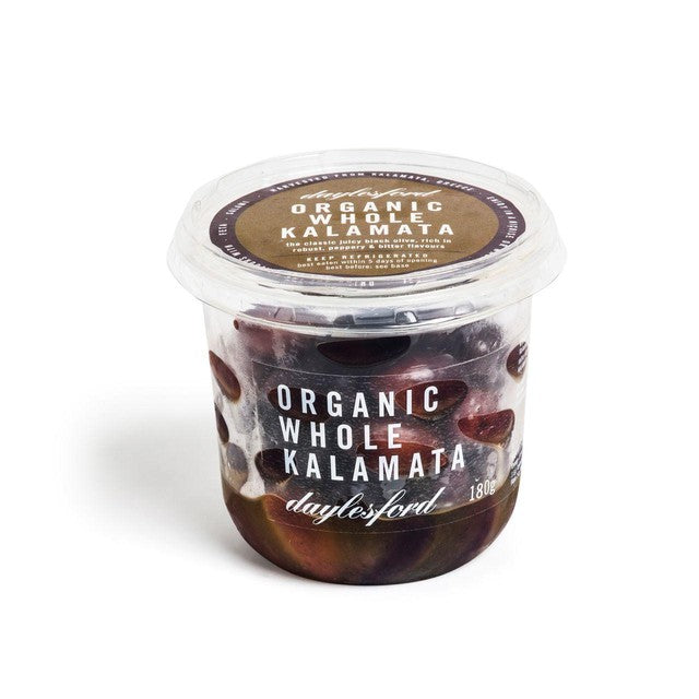 Daylesford Organic Kalamata Olives 180g - British product