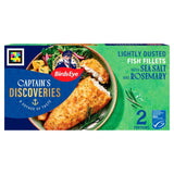 Birds Eye lightly dusted sea salt and rosemary fish fillets 280g - British product