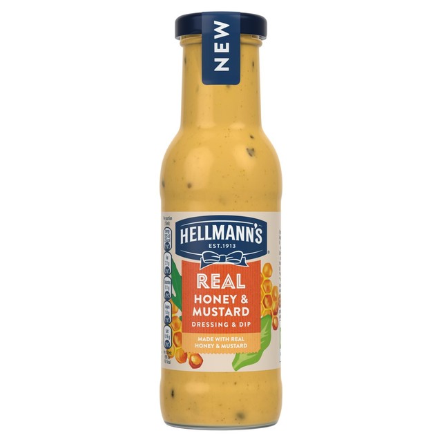 Hellmann's honey mustard salad dressing and dip 250ml, UK version