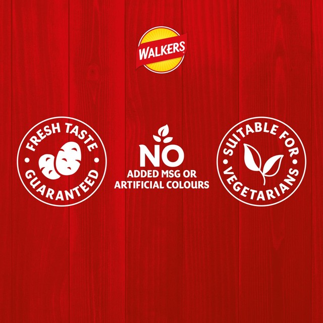 Walkers BBQ Sauce flavour crisps 6-pack (British brand)