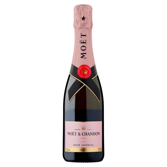 Moet & Chandon Rose Imperial Champagne 37.5cl, imported from the UK