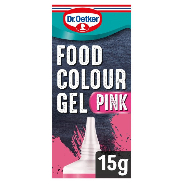 Dr. Oetker pink food colouring gel 15g - British product