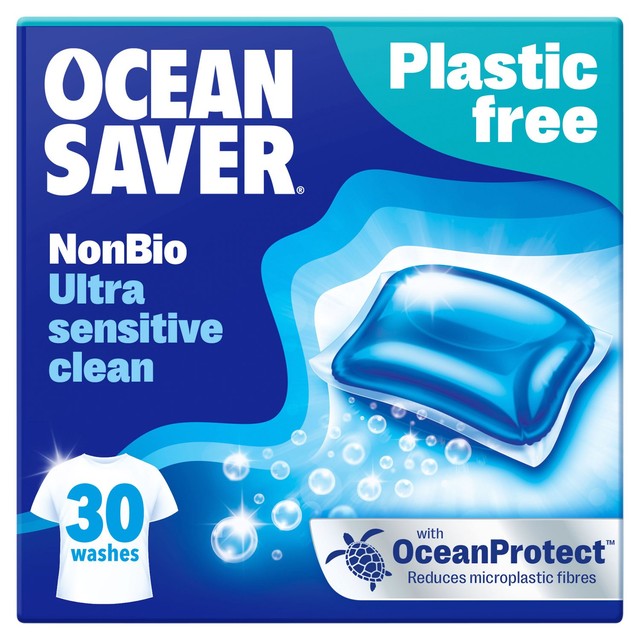 OceanSaver non-bio washing capsules 30 capsules, imported from the UK