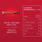 Lindt Lindor milk chocolate treat bar 38g, UK version