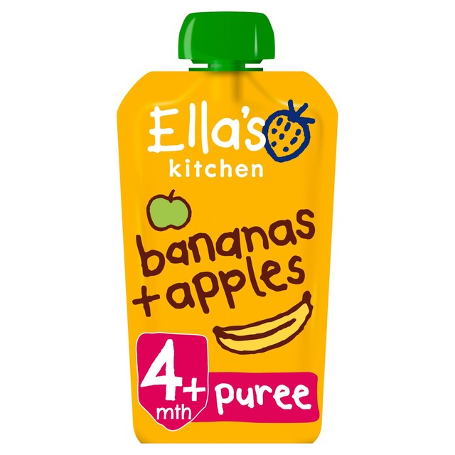 Ella's Kitchen bananas and apples baby food pouch 120g - British product