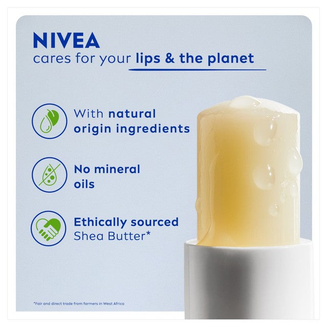 Nivea Sun Protect Lip Balm SPF50 4.8g, imported from the UK