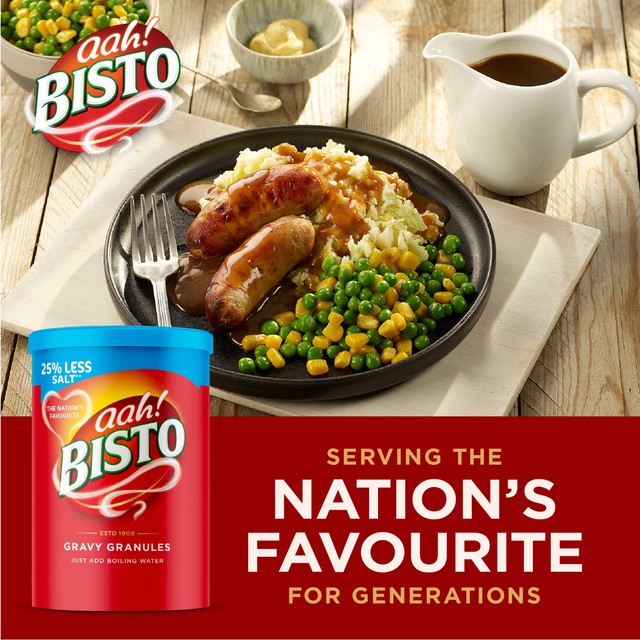 Bisto reduced salt gravy granules 300g - British product