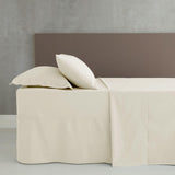 Catherine Lansfield double fitted sheet cream 135x190cm - British product