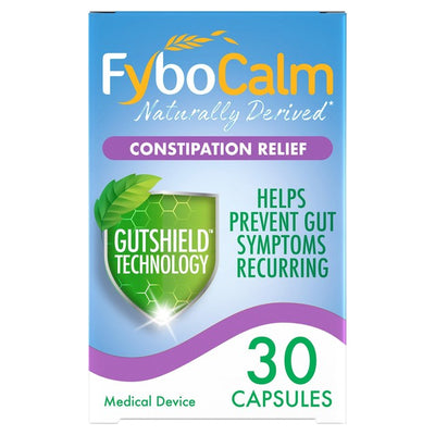 FyboCalm Constipation Relief Naturally Derived Capsules 30 Pack