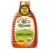 Rowse Organic Squeezy Honey 680g, imported from the UK