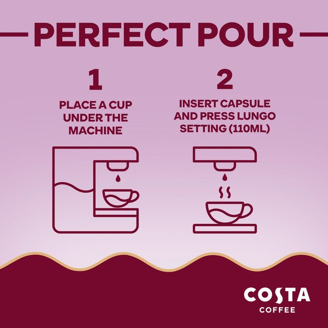 Costa medium roast coffee pods 10 pack - British product