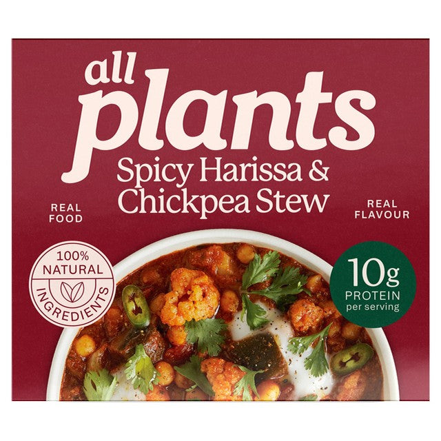 Plants spicy harissa chickpea stew 300g - British product